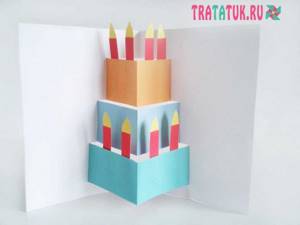 Открытки с днем рождения с тортом